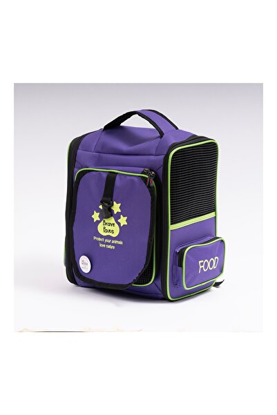 BRAVE PAWS Kedi ve Köpek Taşıma Çantası Açılabilir Fileli Katlanabilir Yıkana...