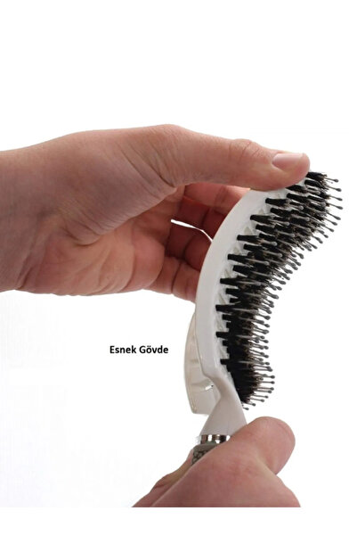 TUSHBA Розплутувальна щітка для волосся, біла, щітка для розчісування волосся