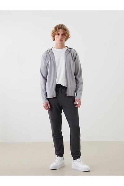 LC Waikiki Xside Active Hooded Long Sleeve Men's Zip-Up Sweatshirt