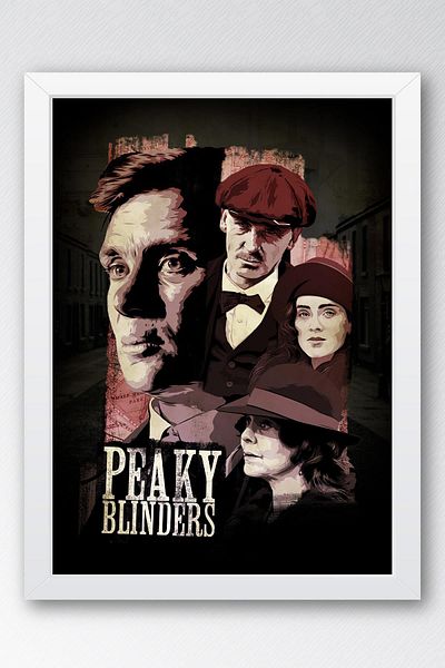 Saturn Peaky Blinders Πίνακας με κορνίζα - Πίνακας αφίσας της σειράς