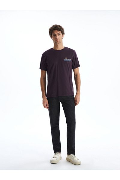 LC Waikiki Ανδρικό Tisort με στάμπα Crew Neck New Season - S5K354Z8