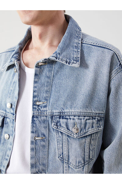 LC Waikiki LCW Jeans Rahat Kalıp Erkek Jean Ceket