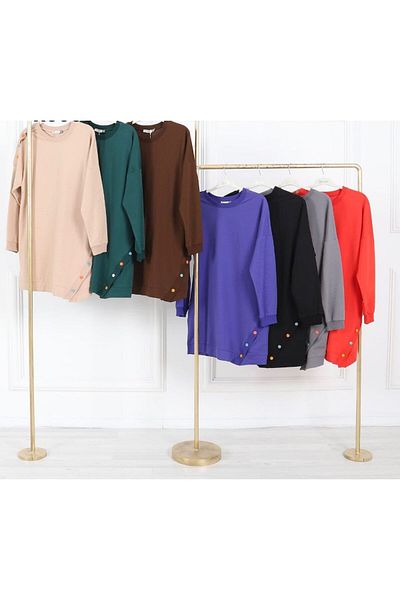 OKYANUS AVM Kado Button Detail Tunic