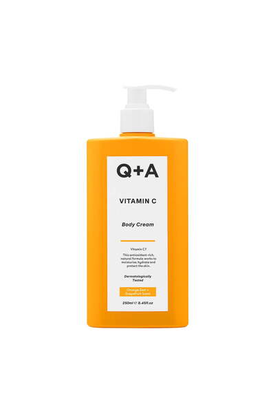 Q+A - Βιταμίνη C Body Cream - Αντιοξειδωτική λοσιόν σώματος με βιταμίνη C, 25...