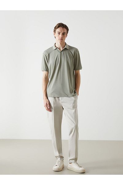 LC Waikiki Νέα σεζόν Polo Collar Κοντό μανίκι Ανδρικό Tisort - S5JJ54Z8
