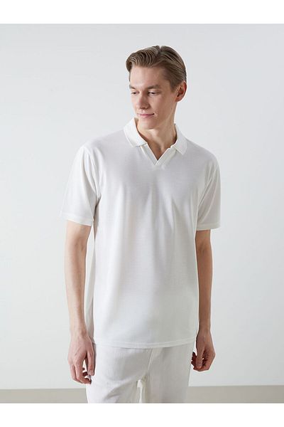 LC Waikiki Νέα σεζόν Polo Collar Κοντό μανίκι Ανδρικό Tisort - S5JJ54Z8