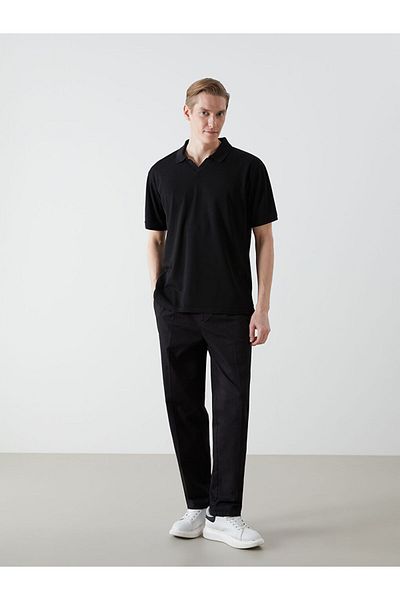 LC Waikiki Tricou pentru bărbați cu mânecă scurtă cu guler polo de sezon nou - S5JJ54Z8