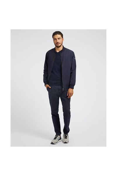 Guess Jeans Pánská modrá bunda Guess Comfort Bomber