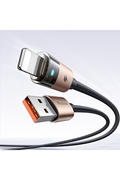 Mcdodo CA-6911 USB A TO LİGHTNİNG ŞEFFAF KABLO 1.2 M