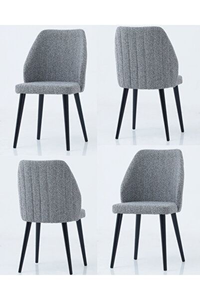 FHD FABRİSYA HOME DESİGN archibald sandalye 4 adet,mutfak sandalyesi, yemek o...