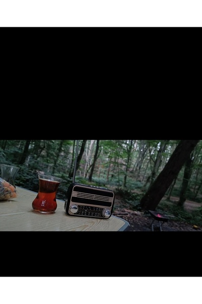 sadan Nostaljik Bluetoothlu Retro Sunumluk Taşınabilir Radyo Müzik Kutusu