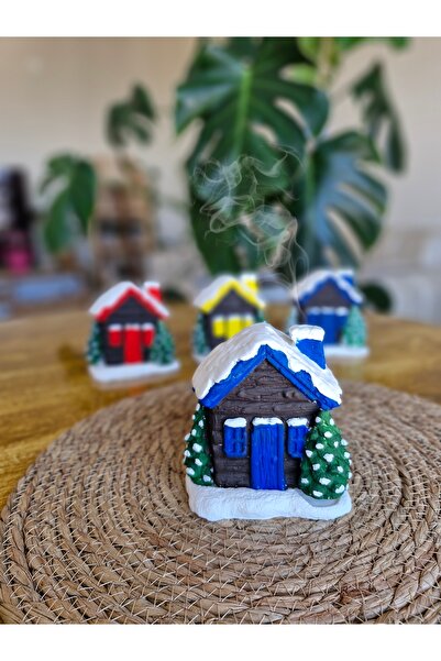 Genel Markalar El Yapımı Dekoratif Ev Şeklindeki Kar Yılbaşı Konseptli Karlı ...