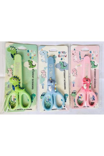 joyland Set of 3 with Dinosaur Figures - Children's Paper Clippers