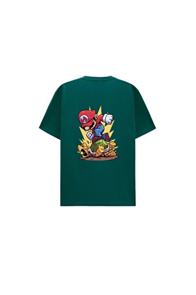 CC STORE Tricou unisex oversize Super Mario Atari Games Oldschool