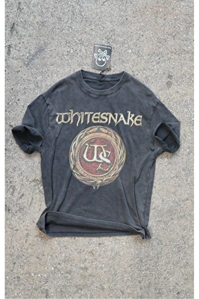 Overdrive Whitesnake Baskılı T-shirt