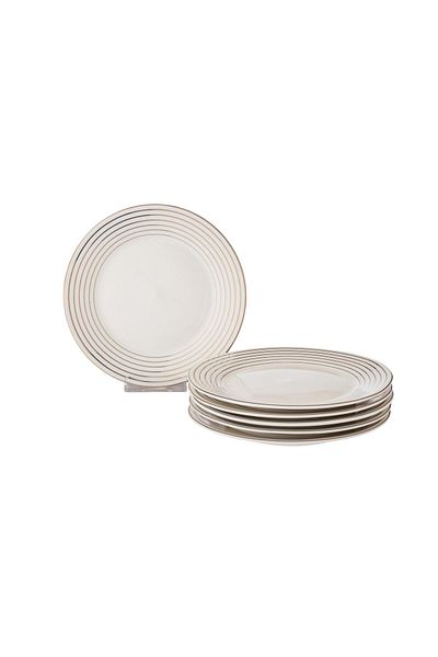 Dania Set of flat plates, 6 pieces, 18 cm