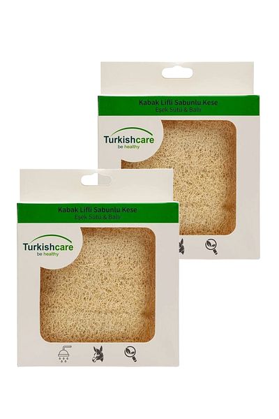 Turkishcare Donkey Milk & Honey Pouch Soap 100Gr. Set of Two
