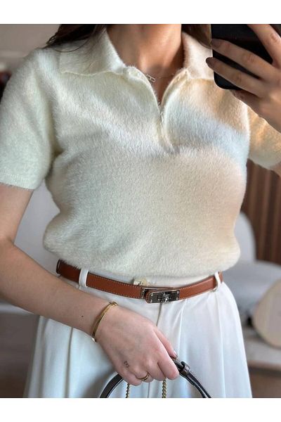 Hotfashion سترة نسائية قصيرة الأكمام