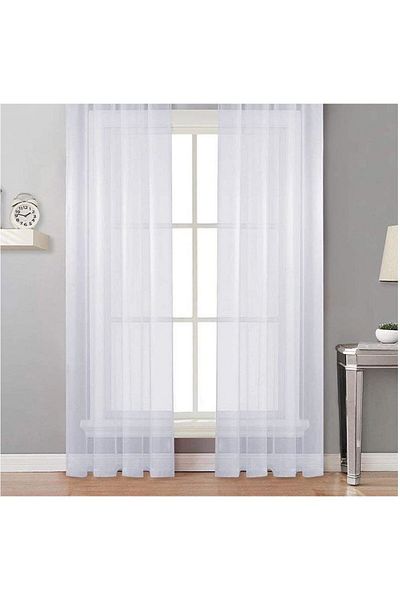 Becenhouse Melodi White Tulle Curtain 140*260 cm