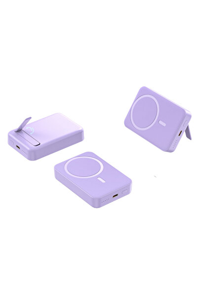 Nettech Nt-pw32 15w 20w Pd 10000 Mah Magsafe Taşınabilir Hızlı Şarj Aleti Powerbank - Mor