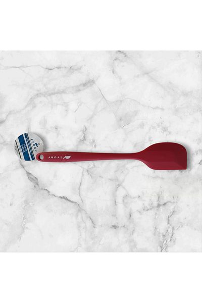 IVORY Silicone Spatula Set with Inflamable Non-Standing Egg Brush