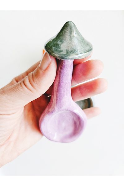 WEBBMODA Handmade Mushroom Spoon