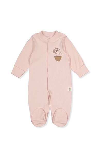 Bebetto Organic Rapored Interlock Boots Jumpsuit (Organic Farm) T3928