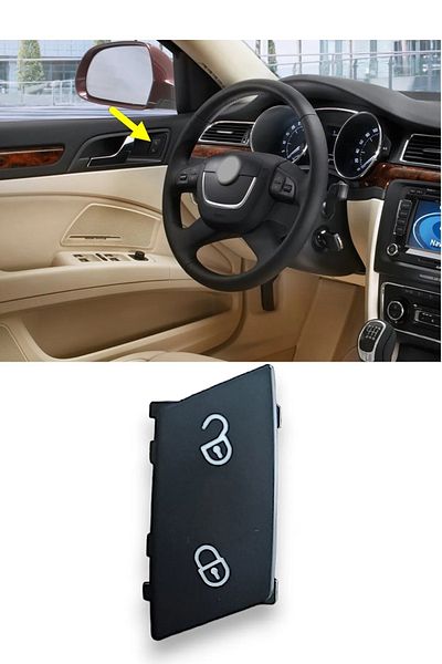 CMEPARTS Skoda Superb 2 2014-2015 Compatible Central Lock on Off Button 3T0962125B