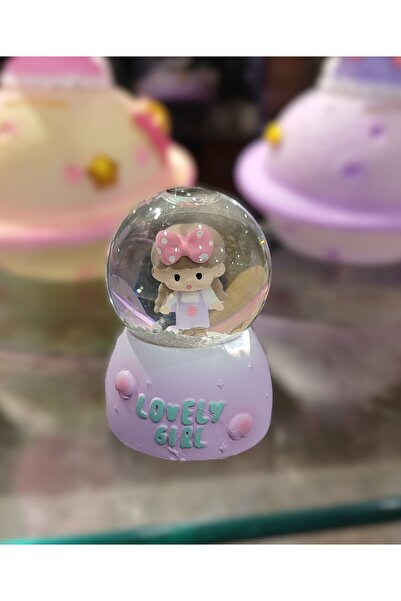 bundle island kuromi,melody,cinnemorol figürlü küçük boy ışıklı kar küresi  (...