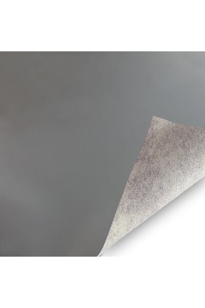 Genel Markalar Yapışkanlı Gerçek Suni Deri Renk Seçenekli 45x50 Cm Gri