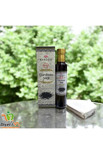 Karden Doğal İçilebilir Çörek Otu Yağı soğuk pres 250 ml
