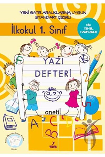 Yuva Yayınları 1. Sınıf Yazı Defteri Standart Çizgili