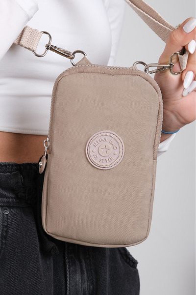 MEGA BAG M 226 Mega Bag Crinkle Fabric Unisex Small Shoulder Bag, Phone Holder