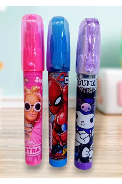 Genel Markalar Yumurtlayan Silgi Seti 3 Lü Set Örümcek Adam Kuromi Lisanslı S...