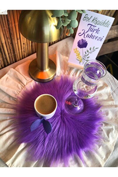 zeynepin dükkanı 2 adet Lila Orta boy kahve çay sunum sevis tepsi Supla