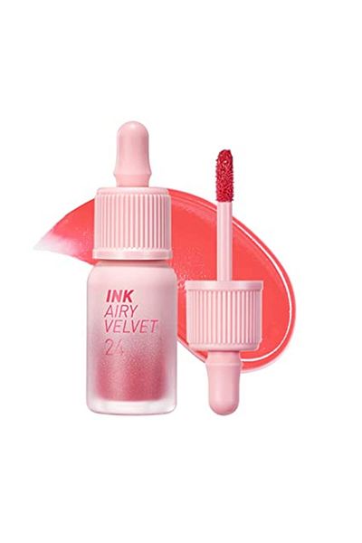 PERIPERA INK AIRY VELVET 024 HEAVENLY PEACH 4 g - Dlouhotrvající tekutá rtěnka