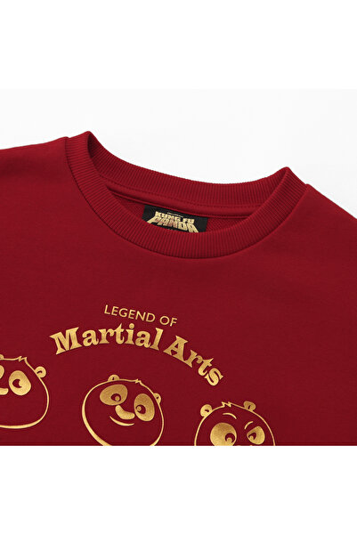 Giordano Kids Kung Fu Panda Series French Terry Crewneck Sweatshirt