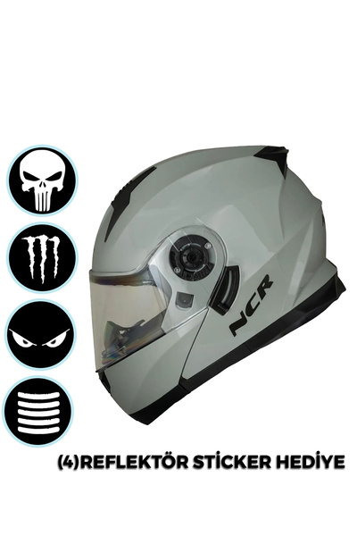 NCR Icon Çene Açılır Açık Nardo Kask