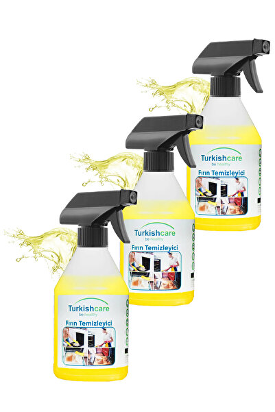 Turkishcare Fırın Temizleyici 500 Ml. Üçlü Set