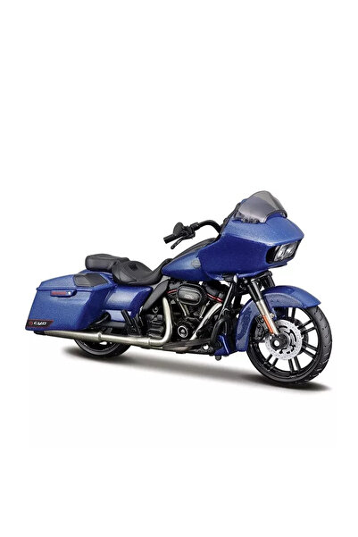 Maisto دراجة نارية هارلي ديفيدسون 2022 CVO Road Glide Blue 1:18 موديل 31360