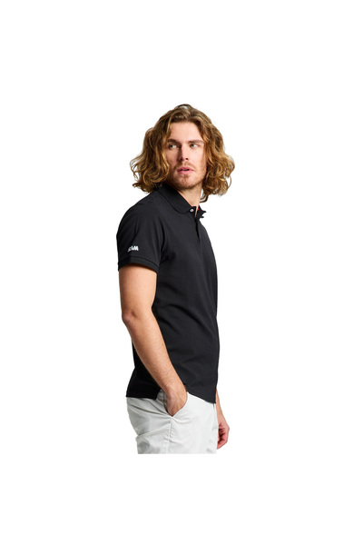 Slam Ανδρικό μπλουζάκι πόλο μαύρο ανδρικό μπλουζάκι πόλο A108003S01