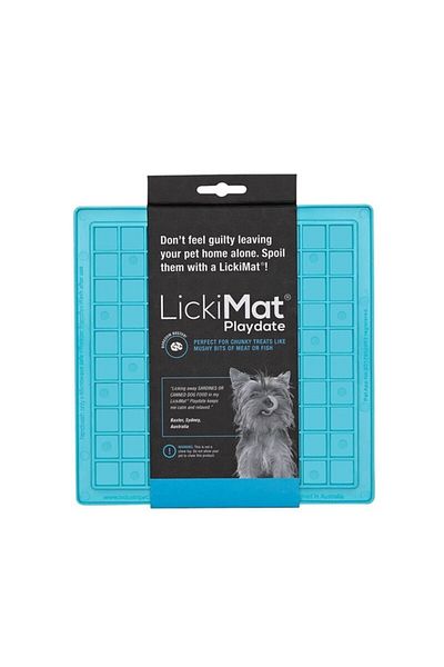 LickiMat وحدة تغذية بطيئة للكلاب مثالية لتقديم المكافآت الضخمة