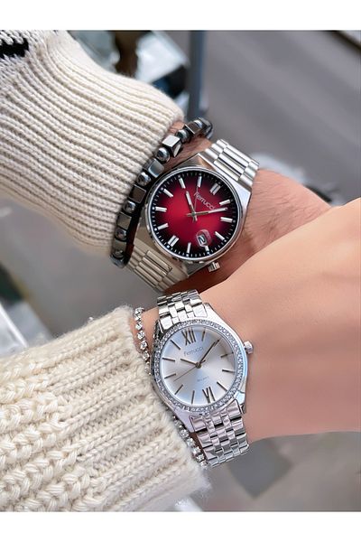 Ferrucci Steel Cord Lovered Double Wristwatch 3 Atm Waterproof