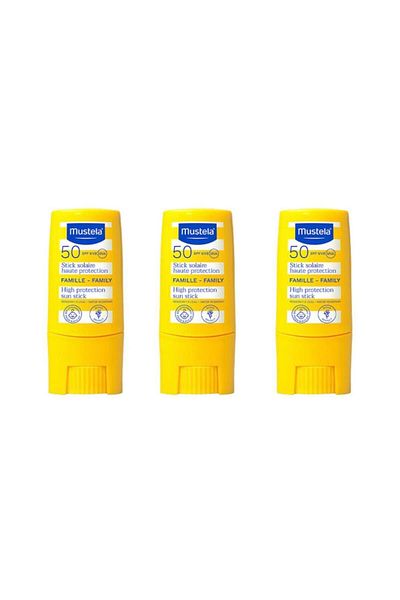 Mustela Very High Protection Stick Spf 50 9 ml 3 Pieces
