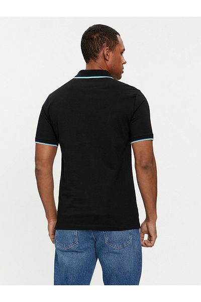 Guess Jeans Tricou polo černé pro bărbați Guess M4GP60-K7O64-A996
