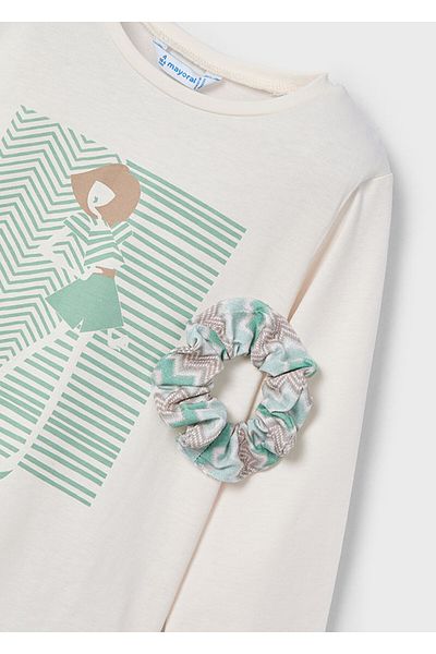 MAYORAL Girl's Hair Clip Long Sleeve T-Shirt 3016