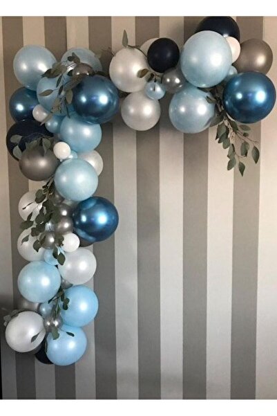 Ezgi Party Store 50 Balonlu Parti Seti Balon Zincirli Doğum günü konsepti