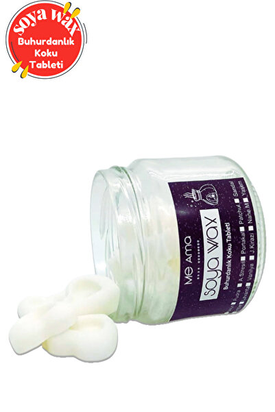 Me Ama Soya Wax Buhurdanlık Tableti Vanilya Kokulu Kalpli Modelli