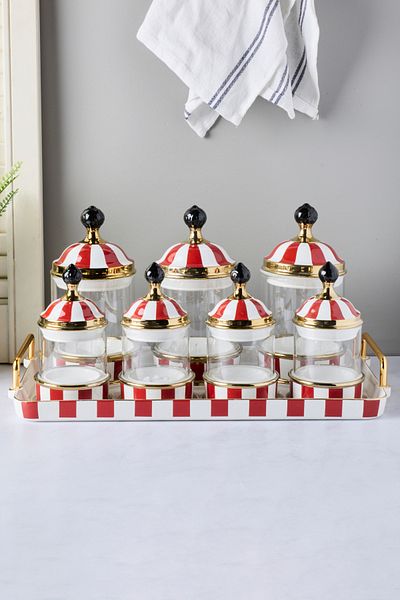 Perotti Maura Rossa Spice Rack with 7 Trays