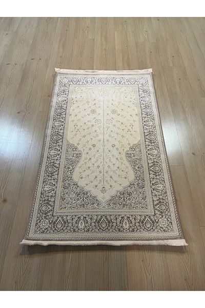 İpek Halı سجادة صلاة منسوجة آليًا بجودة الحرير من خيوط الفسكوز اليومية والهدايا والمهر